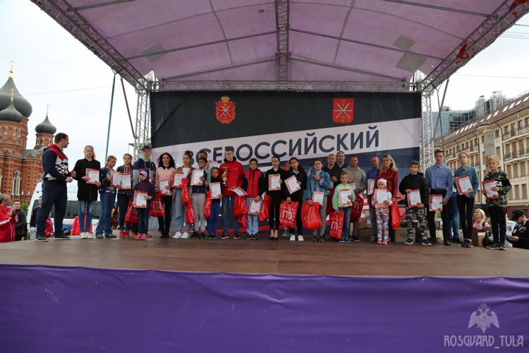 Тульские росгвардейцы победили в региональном фестивале ГТО в составе сборной города Тулы