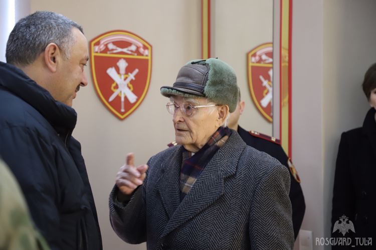 Тульские и Волгоградские росгвардейцы провели телемост с ветеранами Великой Отечественной войны - участниками Сталинградской битвы