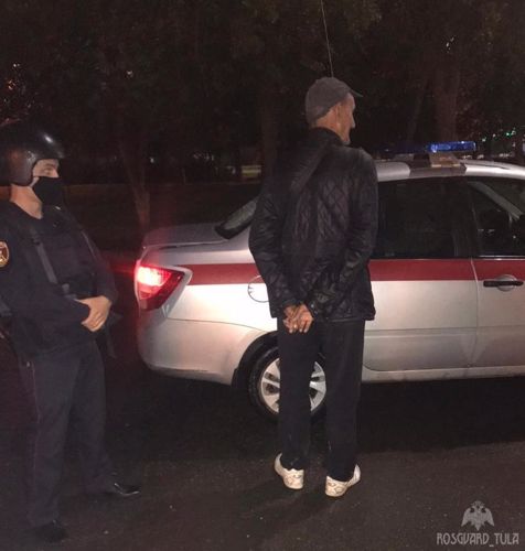 Тульские Росгвардейцы задержали подозреваемого в краже