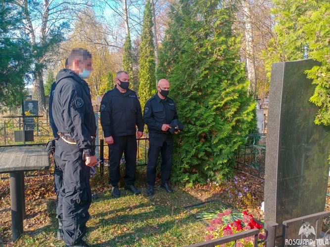 В Туле сотрудники СОБР почли память погибшего товарища