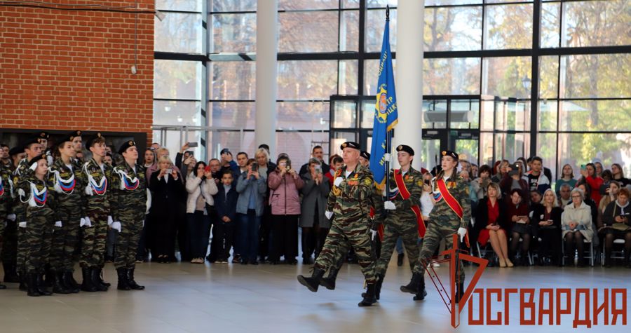 В Туле росгвардейцы приняли участие в торжественной церемонии, посвященной принятию присяги