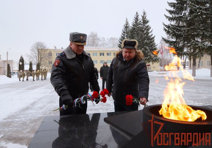 Тульские росгвардейцы приняли участие в мероприятиях, посвящённые Дню защитника Отечества