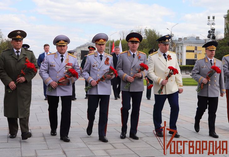 Тульские росгвардейцы приняли участие в мероприятиях, посвященных празднованию Дня Победы 