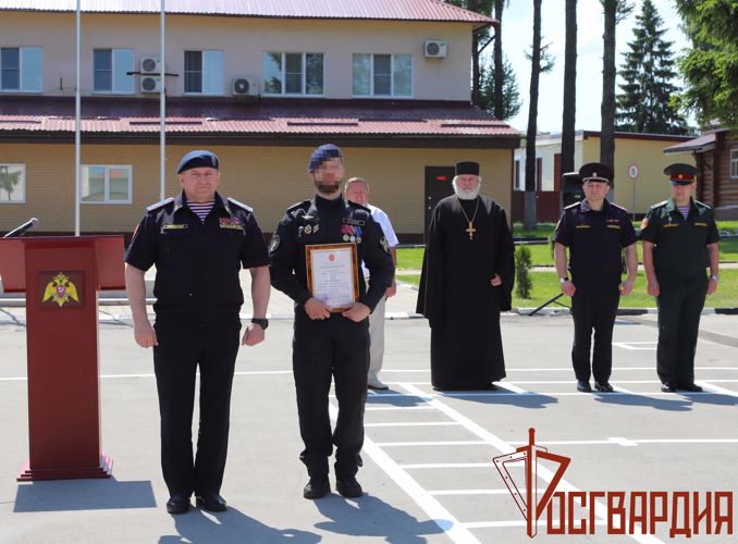 Тульские росгвардейцы приняли участие в мероприятиях в честь Дня России 
