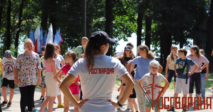 Всероссийская ведомственная акция «Каникулы с Росгвардией» проходит в Туле
