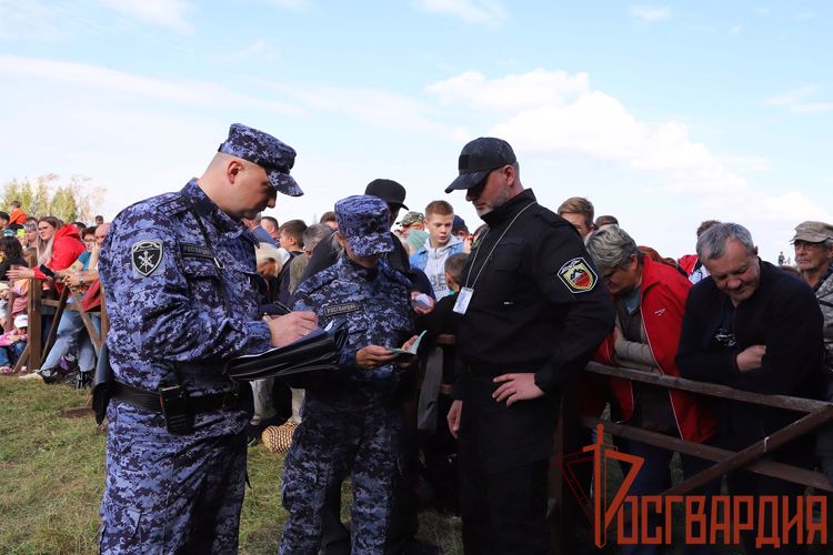 Тульские росгвардейцы приняли участие в праздновании 643-ой годовщины Куликовской битвы