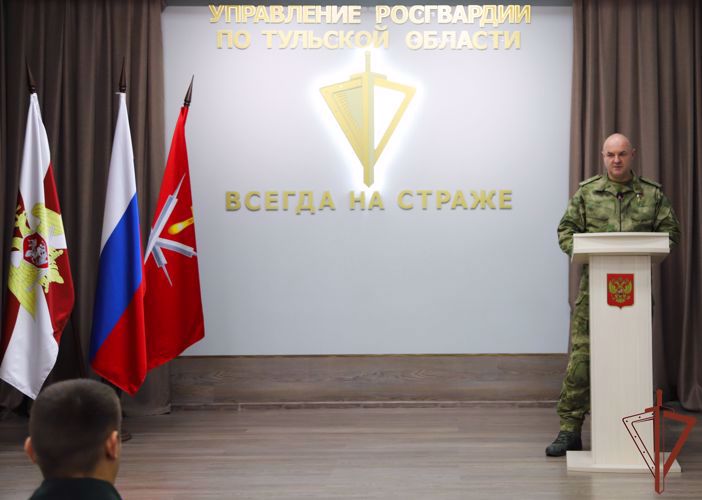 Тульским росгвардейцам вручены государственные награды