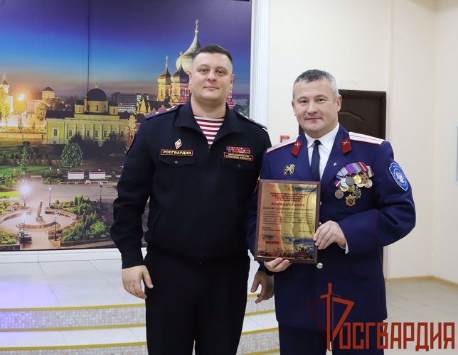 День ветерана войск правопорядка отметили росгвардейцы в Туле