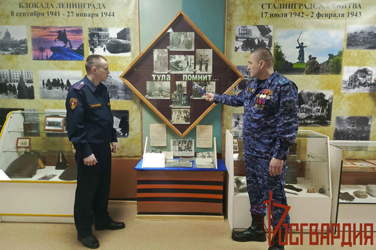 Росгвардеец создал музей в Тульской школе 
