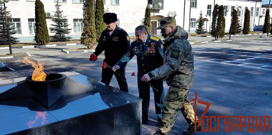 В Управлении Росгвардии по Тульской области прошел день памяти Героя России Евгения Рындина