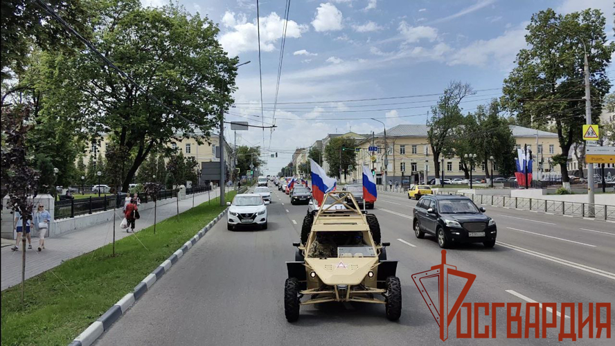 Тульские Росгвардейцы приняли участие в праздничных мероприятиях в честь Дня России