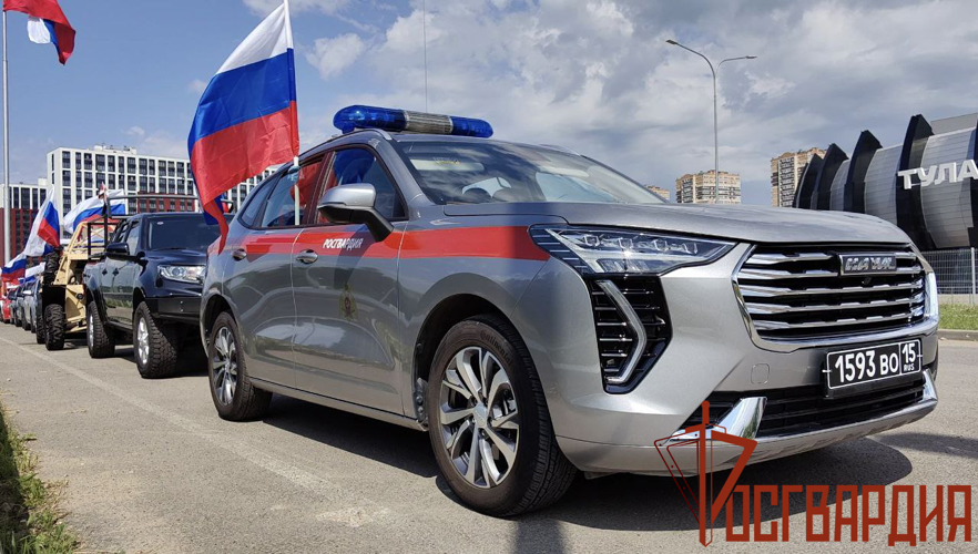 Тульские Росгвардейцы приняли участие в праздничных мероприятиях в честь Дня России