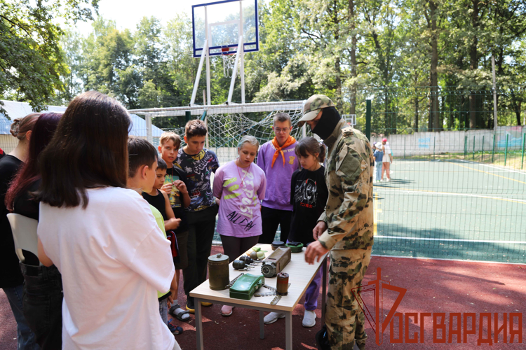 В Тульской области проходит акция «Каникулы с Росгвардией»