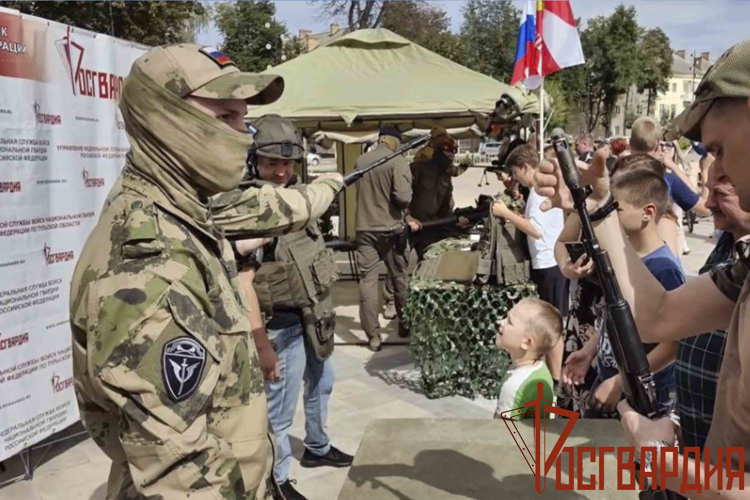 Мероприятие «Один день с Росгвардией» прошло в Тульской области
