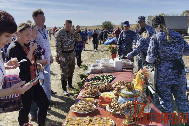 Тульские росгвардейцы приняли участие в праздновании 644-й годовщины Куликовской битвы 