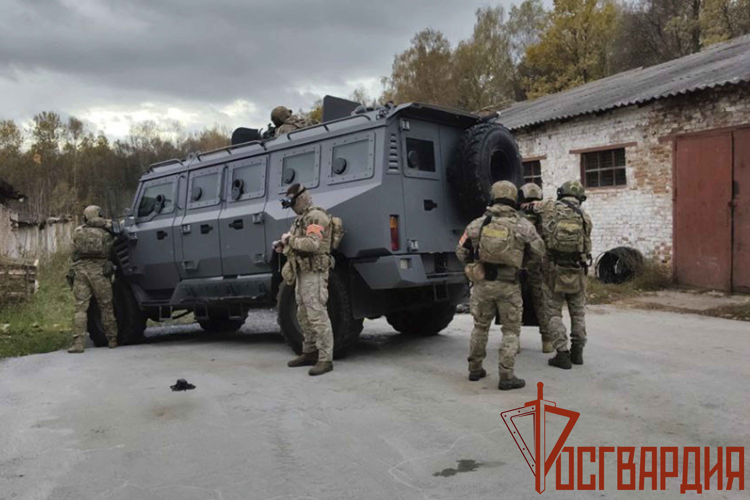Тульские росгвардейцы провели тактико-специальное занятие 