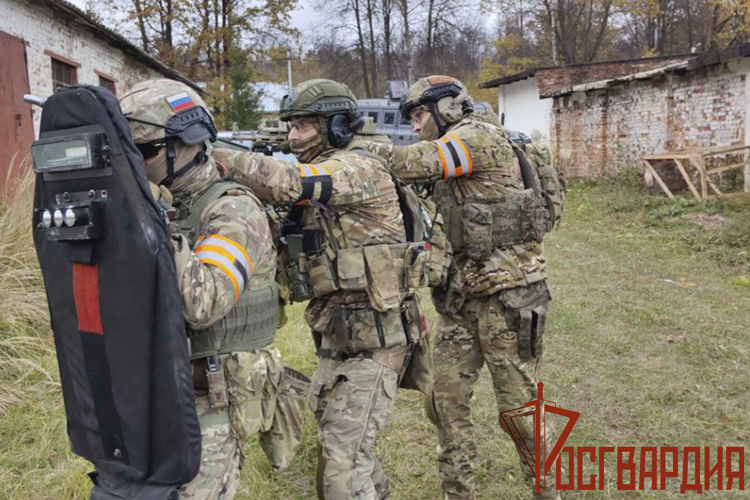 Тульские росгвардейцы провели тактико-специальное занятие 