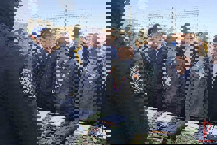 Росгвардейцы приняли участие в патриотической акции «Поезд Памяти» в Туле