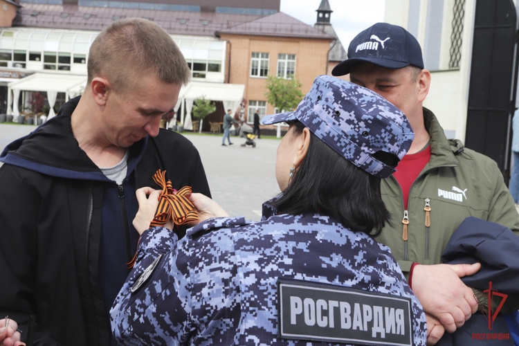 Тульские росгвардейцы присоединились ко всероссийским патриотическим акциям 