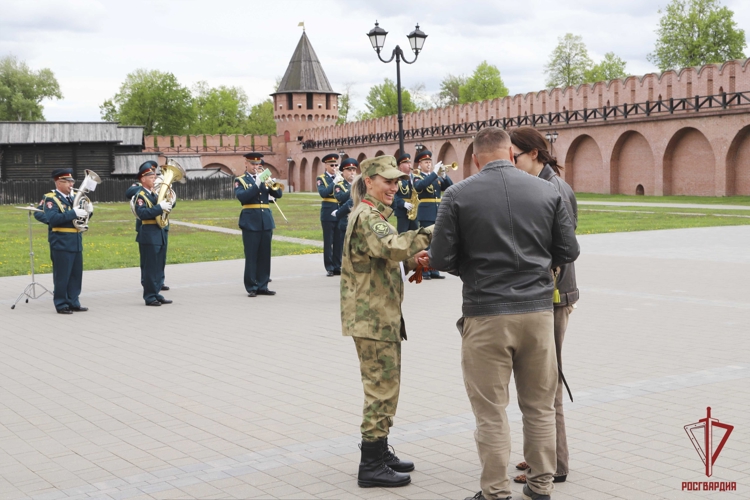 Тульские росгвардейцы присоединились ко всероссийским патриотическим акциям 
