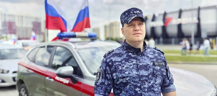 Тульские росгвардейцы приняли участие в праздничных мероприятиях, посвященных Дню России