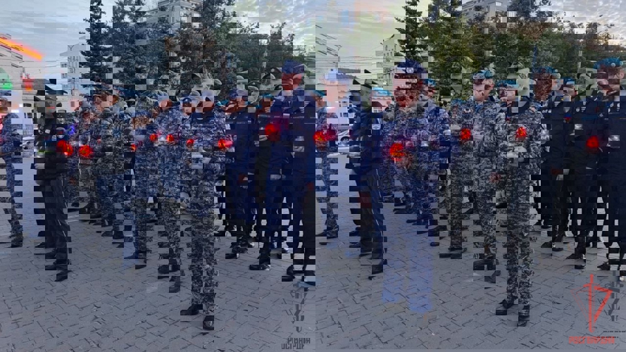 Тульские росгвардейцы почтили память погибших в годы Великой Отечественной войны