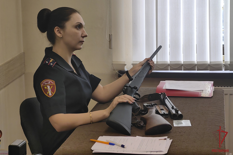 Тульские росгвардейцы за неделю изъяли 37 единиц оружия 