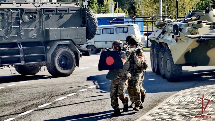 Сотрудники Росгвардии приняли участие в антитеррористических учениях в спорткомплексе «Тула-Арена»