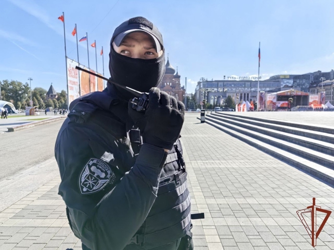 Росгвардия приняла участие в обеспечении безопасности мероприятий в День города Тулы