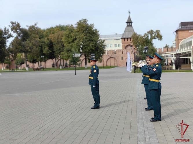 В Туле прошел первый этап смотра-конкурса военных оркестров Росгвардии