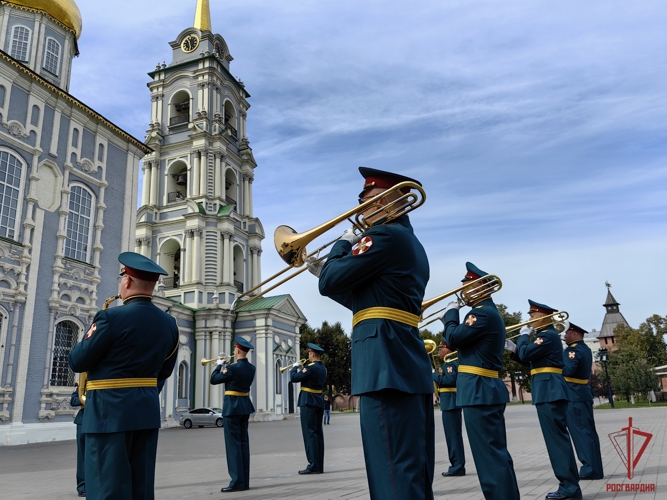 В Туле прошел первый этап смотра-конкурса военных оркестров Росгвардии