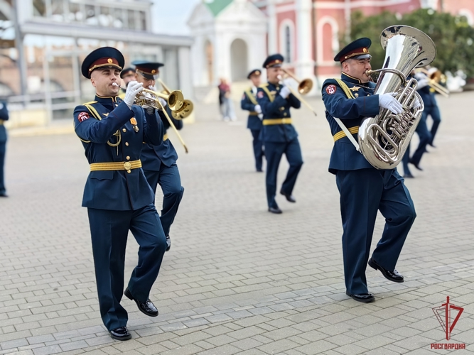 В Туле прошел первый этап смотра-конкурса военных оркестров Росгвардии