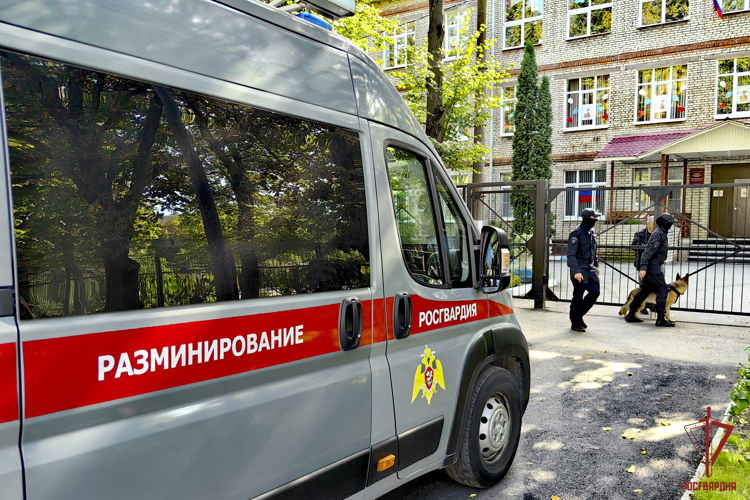 Сотрудники Росгвардии обеспечили безопасность в период подготовки и проведения Дня знаний в Туле