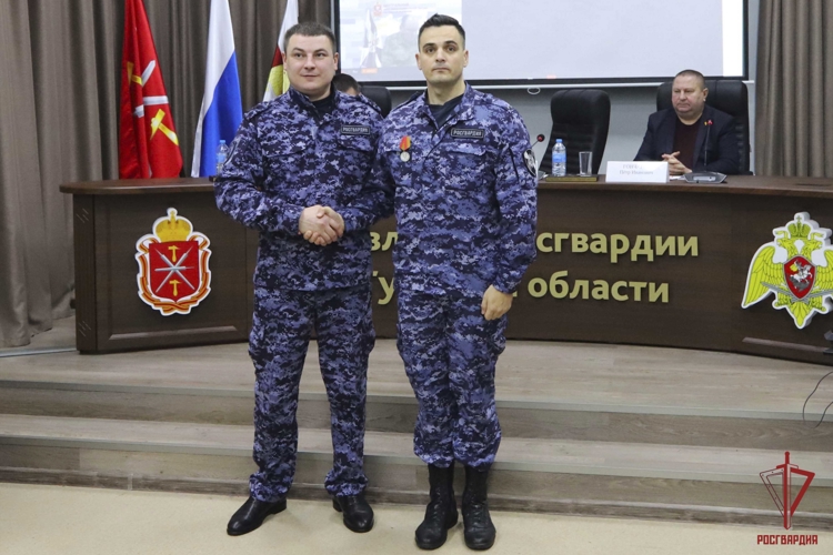   В Управлении Росгвардии по Тульской области подвели итоги служебно-боевой деятельности за 2025 год