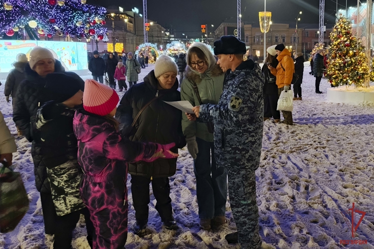 В Туле проходит акция Росгвардии «Безопасный Новый год»