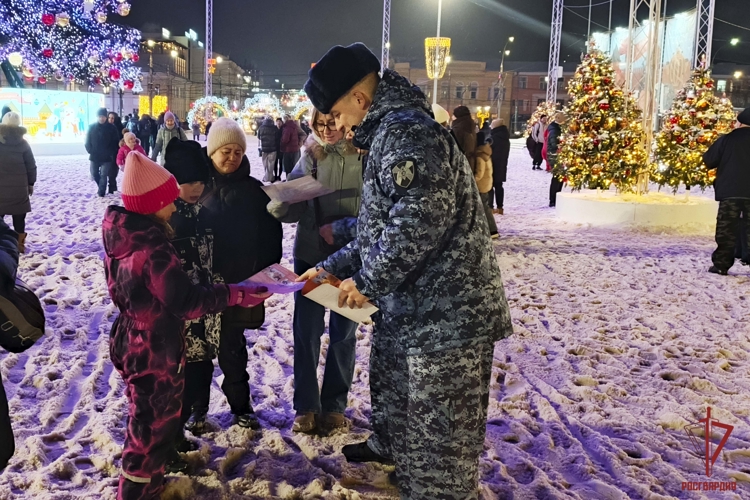 В Туле проходит акция Росгвардии «Безопасный Новый год»