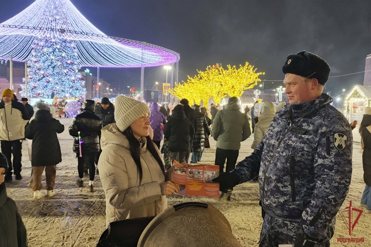 В Туле проходит акция Росгвардии «Безопасный Новый год»