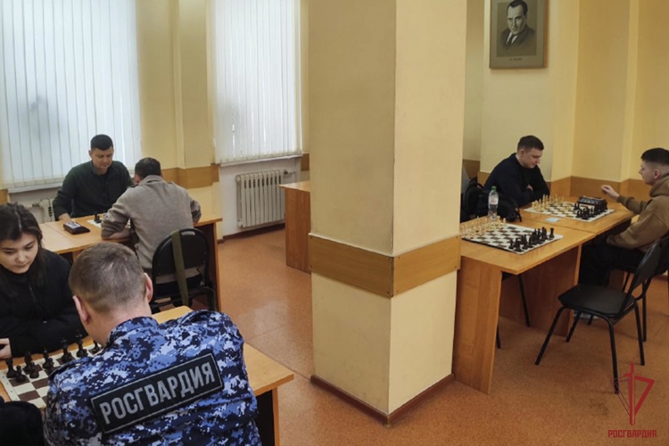 Первенство по шахматам состоялось между военнослужащими и сотрудниками Росгвардии в Туле