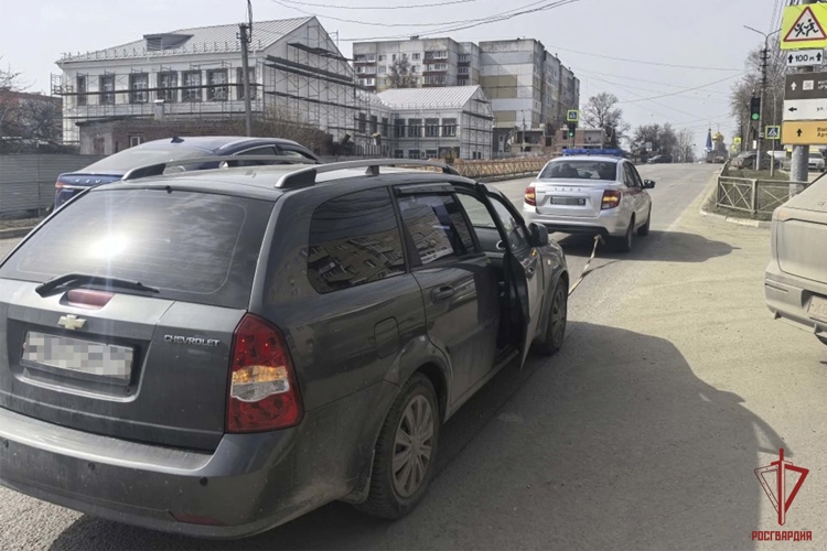 Росгвардейцы помогли водителю на дороге в Туле (видео)
