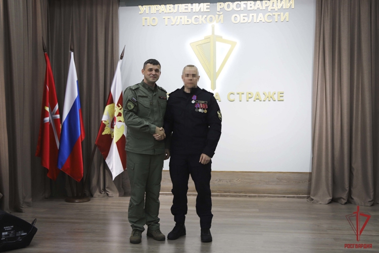 В Туле состоялось торжественное мероприятие, посвященное празднованию образования спецподразделений ОМОН и СОБР Росгвардии