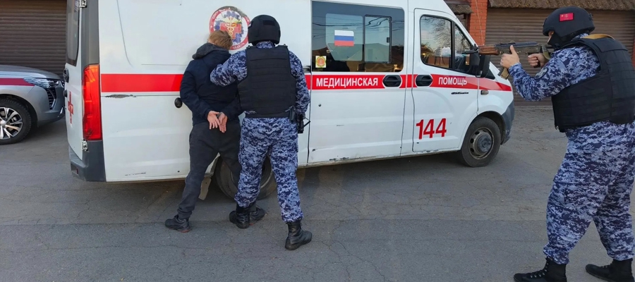 Тульские росгвардейцы провели тактико-специальную тренировку с участием бригады скорой помощи